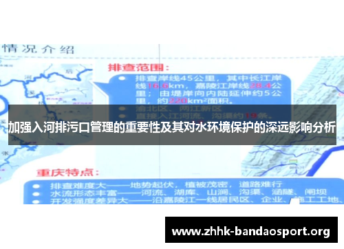 加强入河排污口管理的重要性及其对水环境保护的深远影响分析